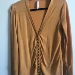 Mustard cardigan